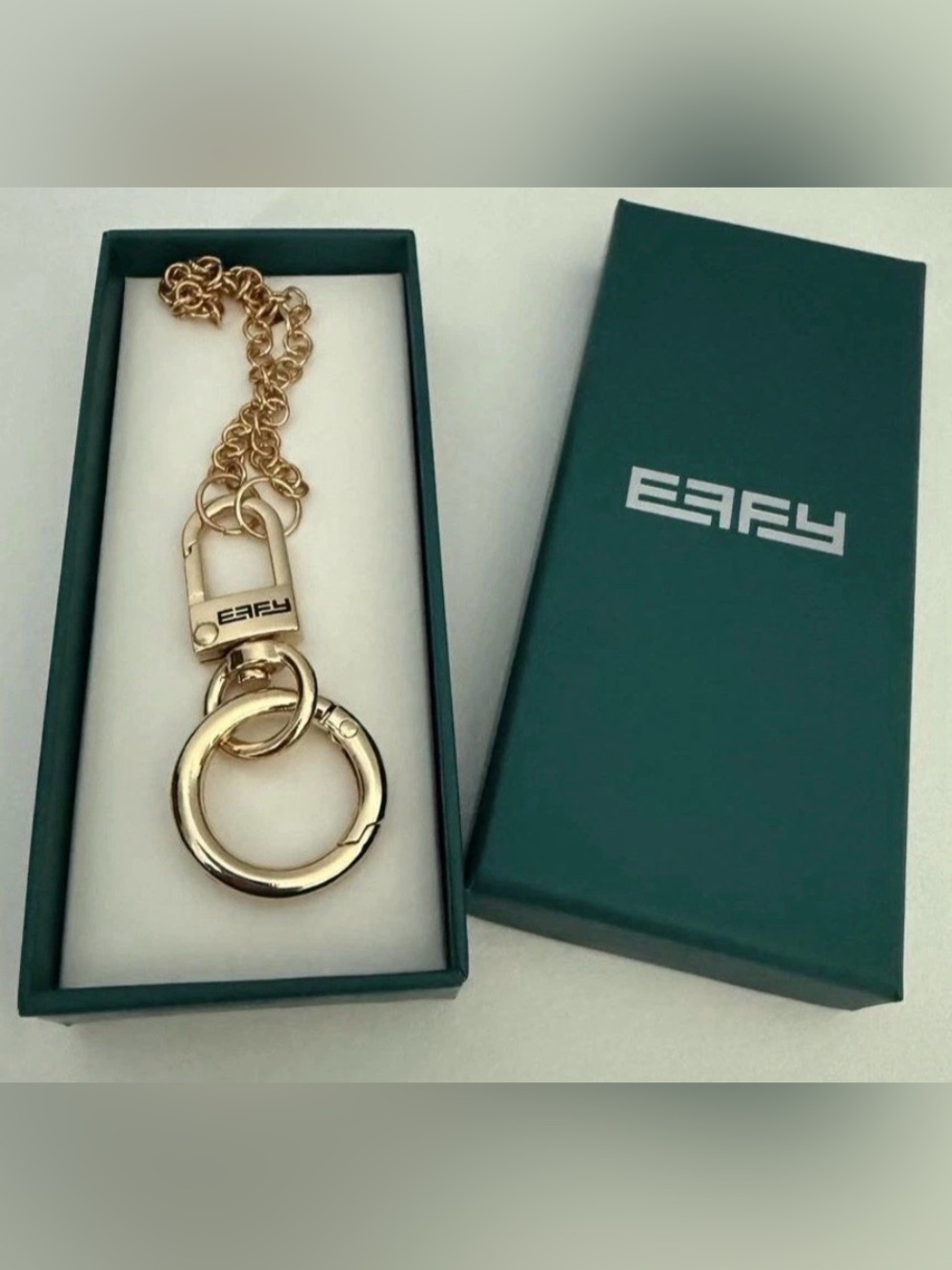 Effy Charm Holder Gold-Tone Keychain